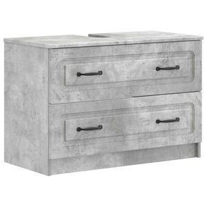 vidaXL Bathroom Sink Cabinet UTRECHT Concrete Grey 82 x 41x 56 cm