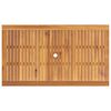 vidaXL Garden Dining Set 7 pcs Brown Solid Acacia Wood