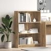 vidaXL Bookcase Artisian Oak 80x24x109 cm Engineered Wood