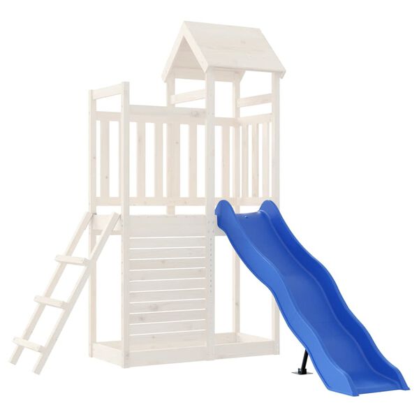 vidaXL Play Slide Blue 174x38 cm Polypropylene