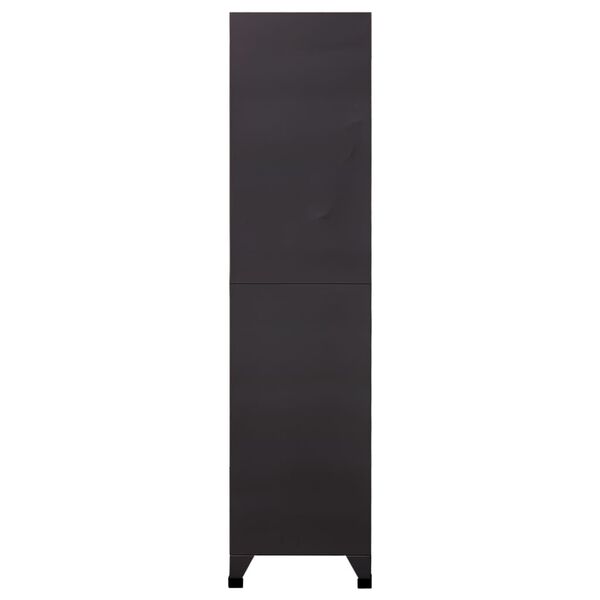 vidaXL Locker Cabinet Anthracite 90x40x180 cm Steel