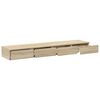 vidaXL Bed Drawers Sonoma Oak 150 x 36.5 x 16.5 cm Engineered Wood