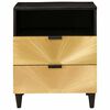 vidaXL Bedside Table with Drawer 50 x 33 x 62 cm Solid Mango Wood