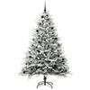 vidaXL Artificial Pre-lit Christmas Tree with Ball Set Green 240 cm