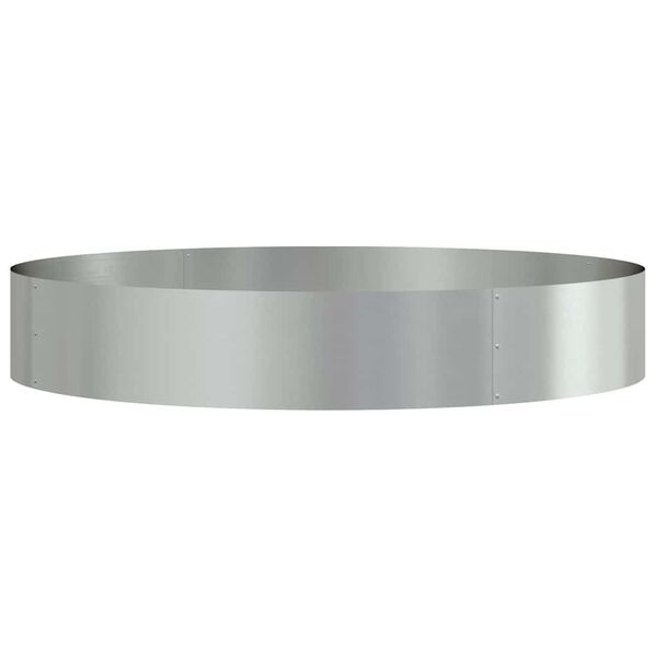 vidaXL Garden Planter Silver 120 x 120 x 20 cm Galvanised steel