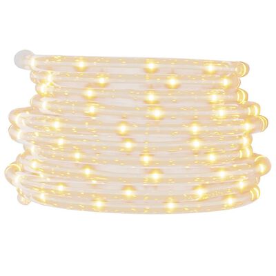 vidaXL Rope Light with 120 LEDs Warm White 5 m PVC