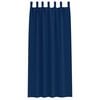 vidaXL Blackout Curtains with Rings 2 pcs Dark Blue 245 x 140 cm