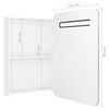 vidaXL LED Bathroom Mirror Cabinet Shining White 60x11x80 cm