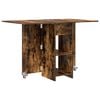 vidaXL Dinning Table 115 x 70 x 75 cm Engineered Wood Smoked Oak