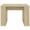 vidaXL Side Table Sonoma Oak 50x50x35 cm Engineered Wood