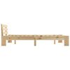 vidaXL Bed Frame without Mattress 140x200cm Solid Wood Pine