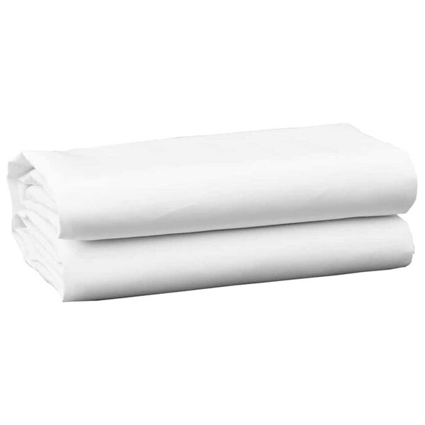 vidaXL Awning Replacement Fabric White 10 x 1.6 m Fabric