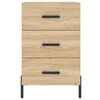 vidaXL Bedside Cabinet Sonoma Oak 40x40x66 cm Engineered Wood