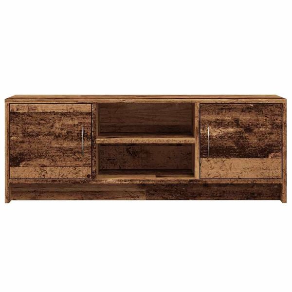 vidaXL TV Cabinet Old Wood 102x30x37.5 cm Engineered Wood