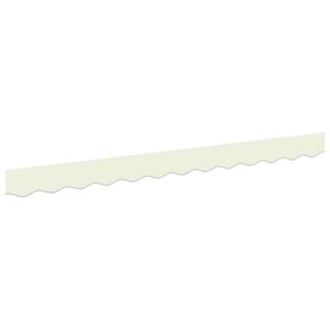 vidaXL Awning Valance Replacement Cream Stripe 230 x 20 cm Polyester