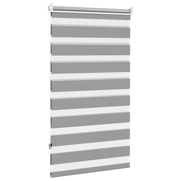 vidaXL Zebra Blind 70 x 120 cm Grey