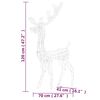 vidaXL Acrylic Reindeer Christmas Decorations 3 pcs 120 cm Warm White