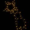 vidaXL Christmas Lights Shooting Star Silhouette 80 LEDs Warm White