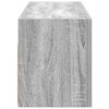 vidaXL Bathroom Wall Cabinet Grey Sonoma 80x25x30 cm Engineered Wood