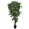 vidaXL Artificial Mango Tree 450 Leaves 120 cm Green