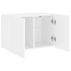 vidaXL TV Cabinet Wall-mounted White 60x30x41 cm