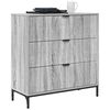 vidaXL Sideboard Grey Sonoma 79.5 x 33 x 82 cm Engineered Wood