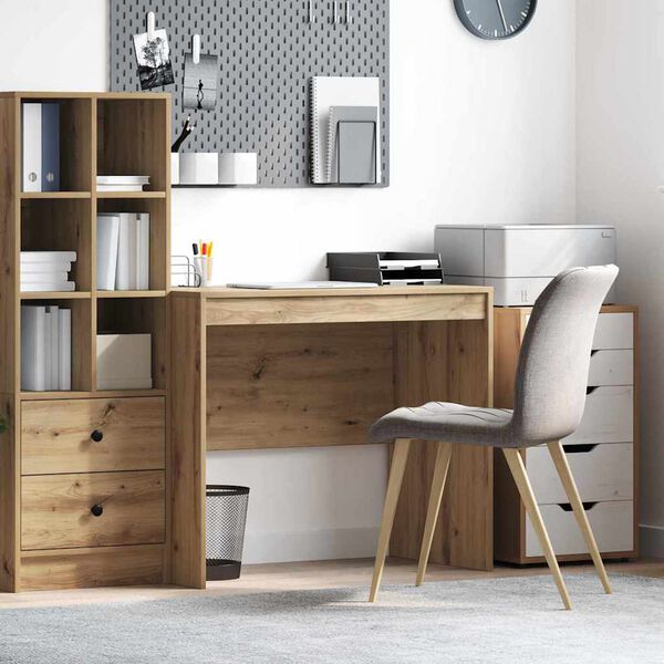 vidaXL Desk Artisan Oak 90 x 50 x 76 cm