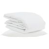 vidaXL Summer Duvet with Pillow 2 pcs White Down Feather