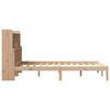 vidaXL Bookcase Bed without Mattress 135x190 cm Double Solid Wood Pine