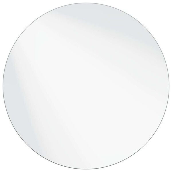 vidaXL Wall Mirror Round &Oslash; 60 cm Tempered Glass