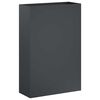 vidaXL Garden Planter Anthracite 50 x 20 x 75 cm Cold-rolled Steel