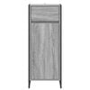 vidaXL Bathroom Cabinet Grey Sonoma 40 x 30 x 100 cm Engineered Wood
