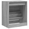 vidaXL Shoe Cabinet Grey Sonoma 60x42x69 cm Engineered Wood