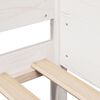 vidaXL Bed Frame without Mattress White 90x190 cm Single Solid Wood Pine