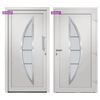 vidaXL Front Door White 98x208 cm