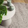 vidaXL Shaggy Rug PAMPLONA High Pile Modern Beige Ø 100 cm