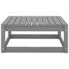 vidaXL 9 Piece Garden Lounge Set Grey Solid Wood Pine