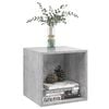 vidaXL Wall Cabinet Concrete Grey 37x37x37 cm Engineered Wood