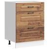 vidaXL Kitchen Base Cabinet "Kalmar" Old Wood Engineered Wood