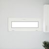 vidaXL Basement Window RISOR 100x40 cm Tilt 3 Glazing White