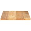 vidaXL Table Top 60x50x3.8 cm Rectangular Solid Wood Mango
