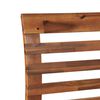 vidaXL Bed Frame without Mattress Solid Acacia Wood 100x200 cm