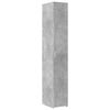 vidaXL Slim Storage Cabinet Concrete Grey 30x42.5x225 cm Engineered Wood
