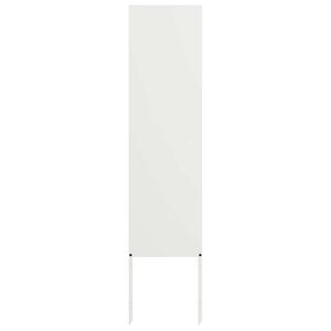 vidaXL Garden Privacy Screen White 32 x 140 cm Cold-rolled steel