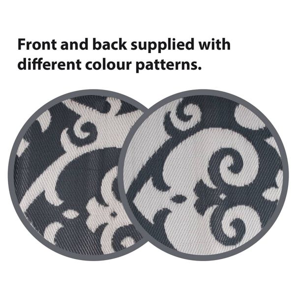 Bo-Camp Outdoor Rug Chill mat Oriental 2.7x3.5 m XL Champagne