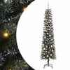 vidaXL Artificial Christmas Tree with 300 LEDs with Stand Green 210 cm