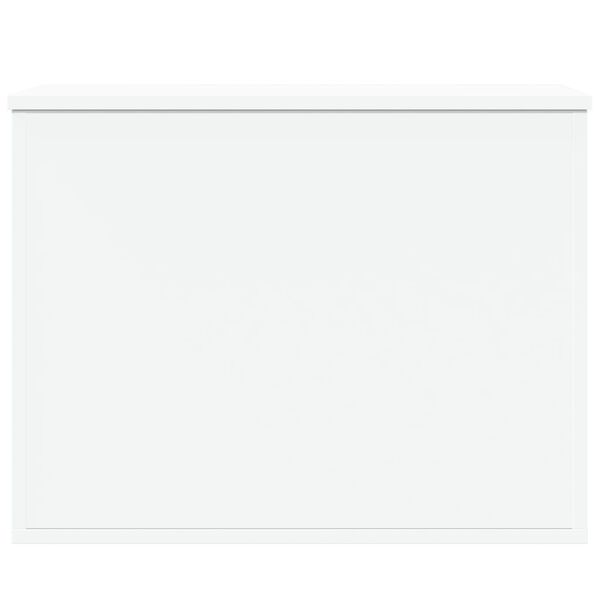 vidaXL Storage Box White 60x42x46 cm Engineered Wood