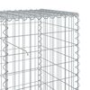 vidaXL Gabion Basket with Cover 700x50x100 cm Galvanised Iron