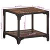 vidaXL Coffee Table 40x40x36 cm Solid Reclaimed Wood