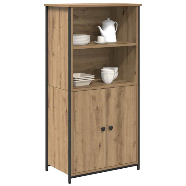 vidaXL Highboard Artisan Oak 62 x 36 x 121.5 cm Engineered Wood
